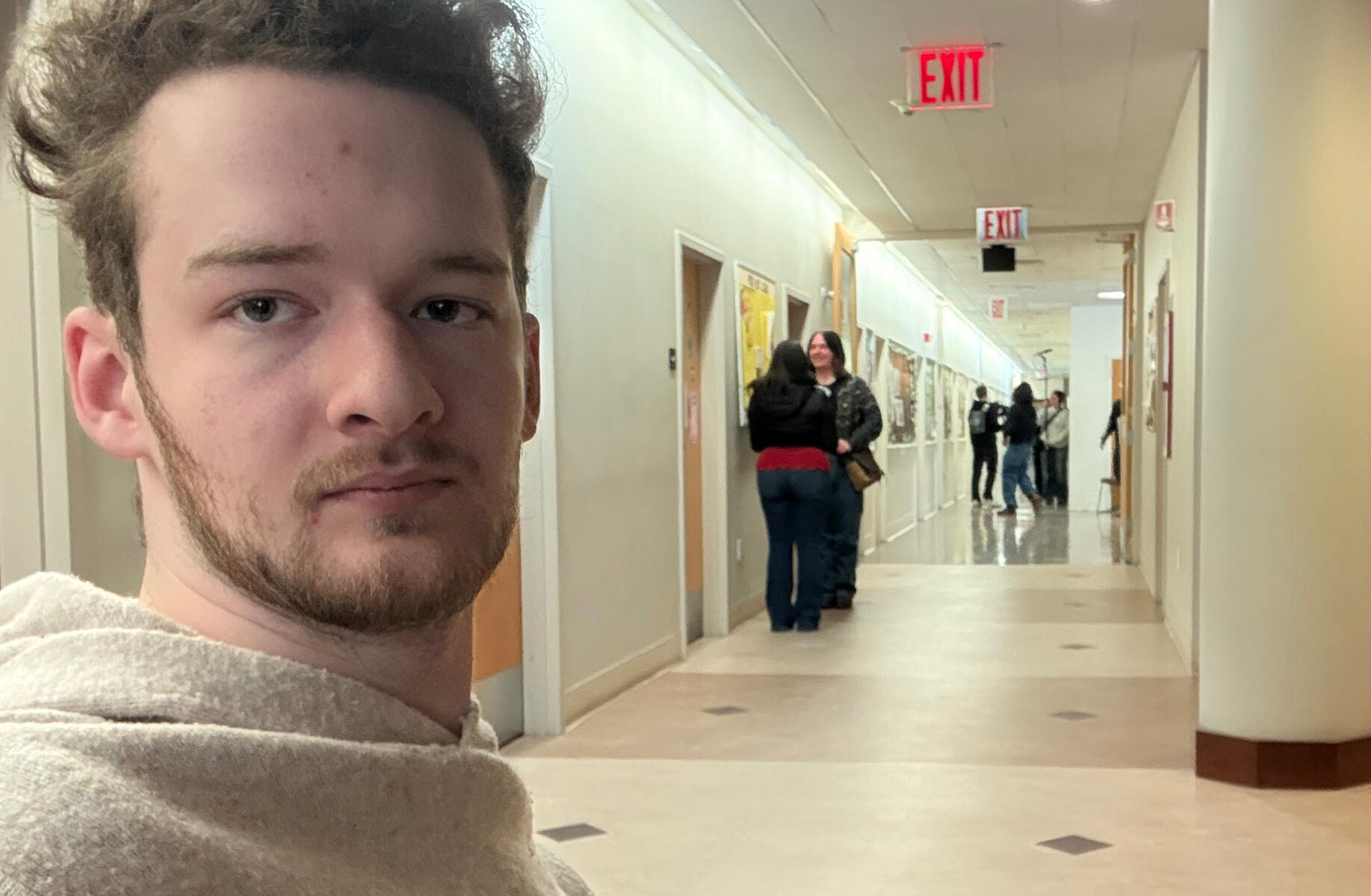 Acting as an extra for The Devil On My Shoulder (2026)